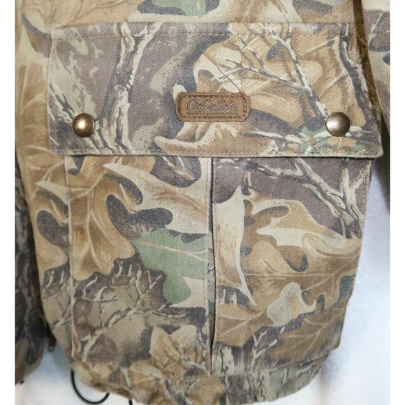 Cabela’s Outdoor Gear Advantage Lightweight Leaf Camo Large Patch Pocket Jacket - Picture 4 of 12